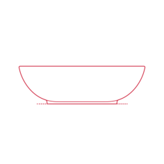 Objects Bowls Ikea Vardera Deep Plate 7.75 Inch Silhouette Svg Vector, Free Vectors File